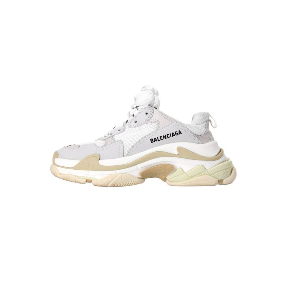 Balenciaga Triple S Sneakers in White Polyurethane - Picture 2 of 10